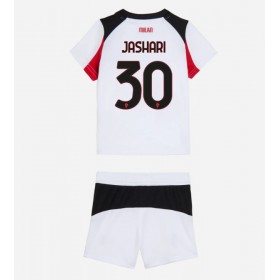 AC Milan Ardon Jashari #30 Borta Kläder Barn 2025-26 Kortärmad (+ Korta byxor)